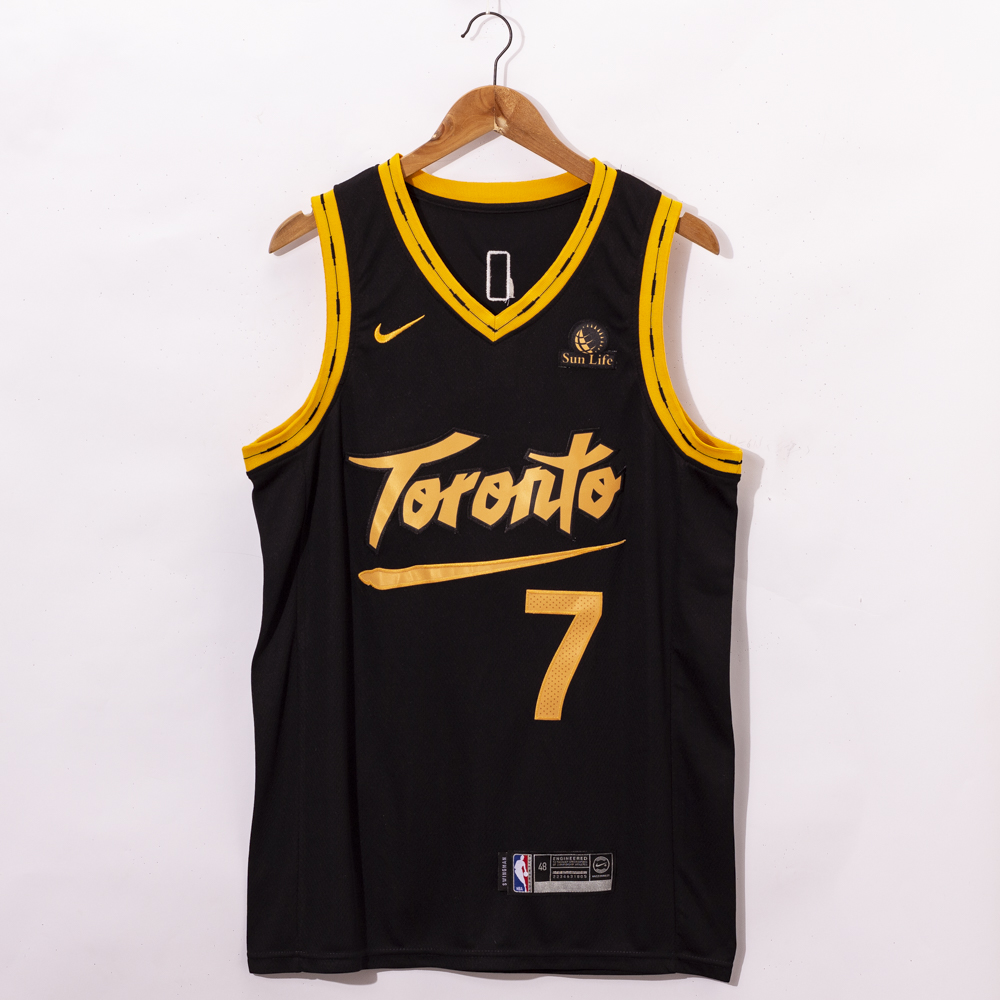 Men Toronto Raptors #7 Lowry Black Nike Game NBA Jerseys